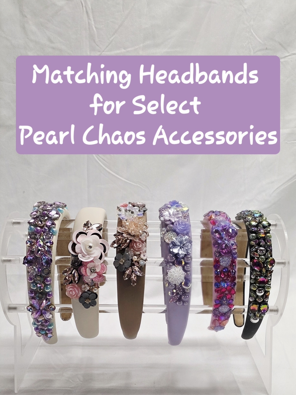 Handmade Headbands For Select Matching Pearl Chaos Accessories